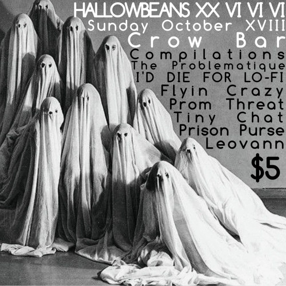 Flyer for Hallowbeans XX VI VI VI at The Raven Room on October 18, 2026