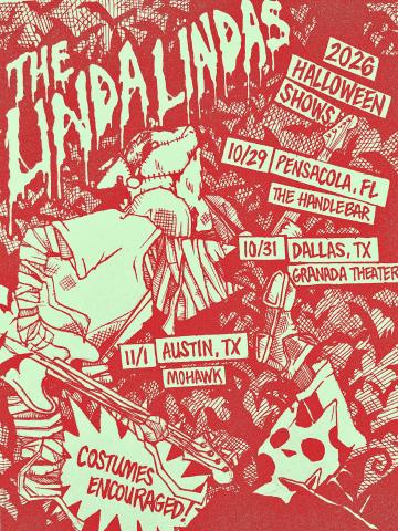 Flyer for The Linda Lindas, and The Rat Utopia Experiment at Mohawk on November 1, 2026